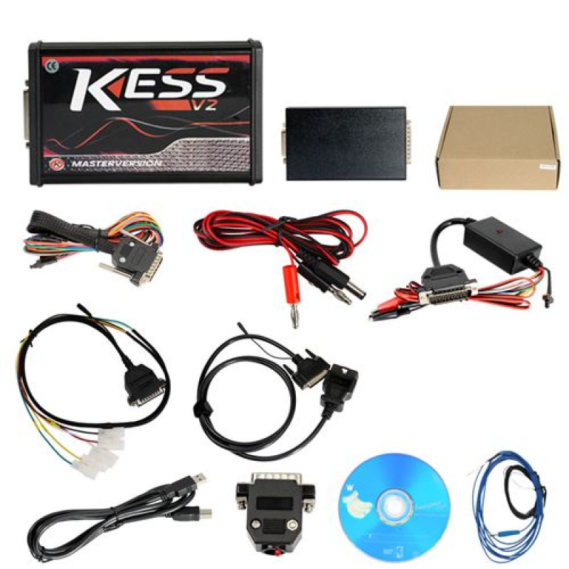 V2.8 KESS V2 V5.017 Manager ECU Tuning Kit Master Version No Token  Limitation for Both Car and Trucks