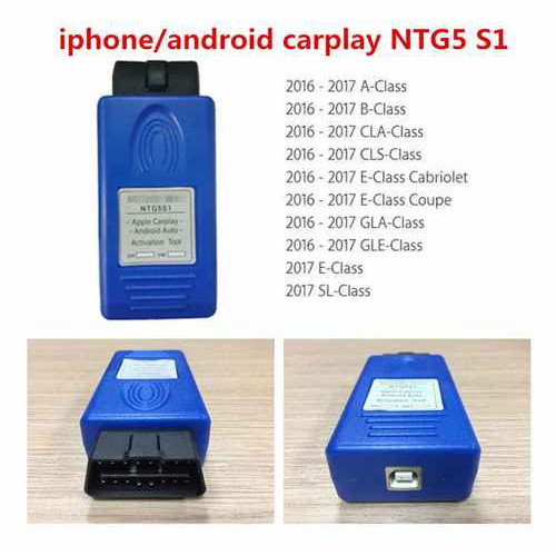 Mercedes-Benz NTG5S1 Carplay activate tool work for Android and Apple Both